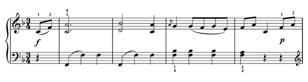 German Dance -  WoO 42 No. 3 in F Major by Beethoven