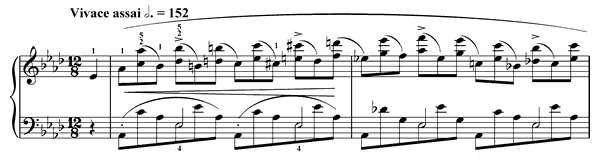 Etude Op. 10 No. 10  in A-flat Major by Chopin piano sheet music