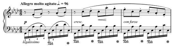 Etude Op. 10 No. 9  in F Minor by Chopin piano sheet music