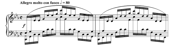 Etude Op. 25 No. 12  in C Minor by Chopin piano sheet music