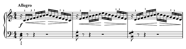 Study: Moderato   in C Major by Köhler piano sheet music