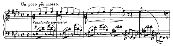 Consolation: Un poco più mosso -  S . 172 No. 2 in E Major by Liszt